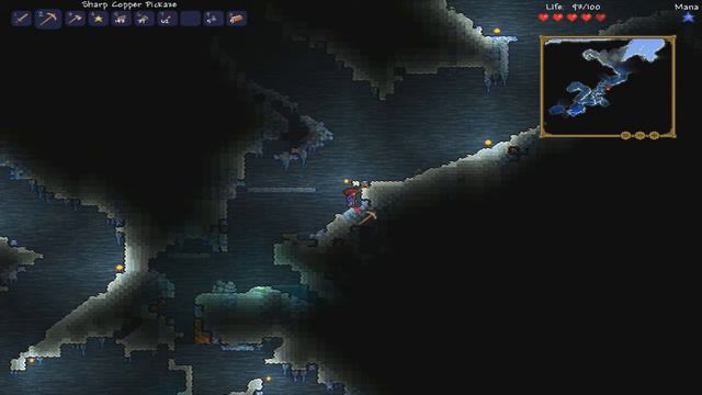 LP. Terraria №2 (Путешествие по шахтам!) смотреть онлайн