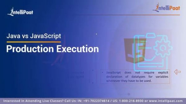 Java vs JavaScript | Difference Between Java And JavaScript | Intellipaat
