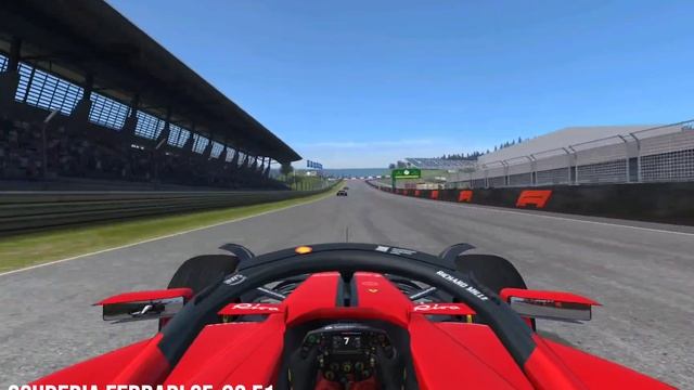 Scuderia Ferrari SF-23 F1 car driving pov at Red Bull Ring in Austria ??