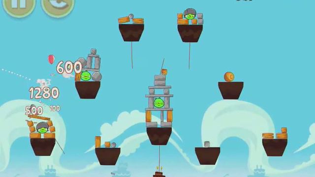 Angry Birds Birdday Party 18-5 walkthrough 3 stars смотреть онлайн