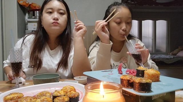 Мукбанг вкусные суши смотреть онлайн