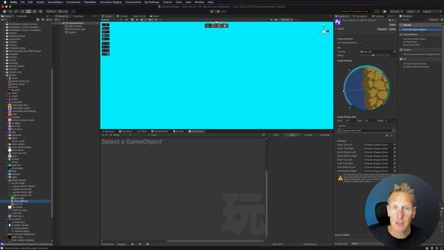 Unity 2D - Closed 2D Sprite Shape - Platformers and Top Down смотреть онлайн