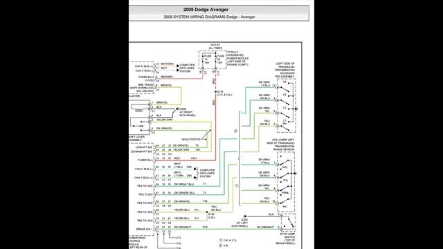 Dodge Avenger (2008-2010) - Wiring Diagrams & Electrical Components Locator