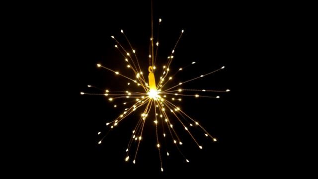Гирлянда для дома на батарейках "Сфера" 160 ламп LED, d - 30 см, 2 реж., выс 80 см, Теплый белый смотреть онлайн