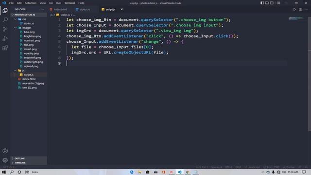 Photo Editor || JavaScript || EXCELLENT CODE WITH AJ смотреть онлайн