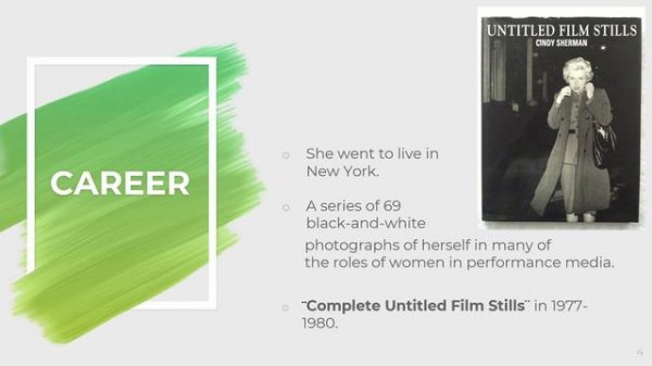 Cindy Sherman-Part 1