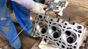 Дэу матиз, ГБЦ, притирка клапанов, МСК и прочее, без спец инструмента...3#