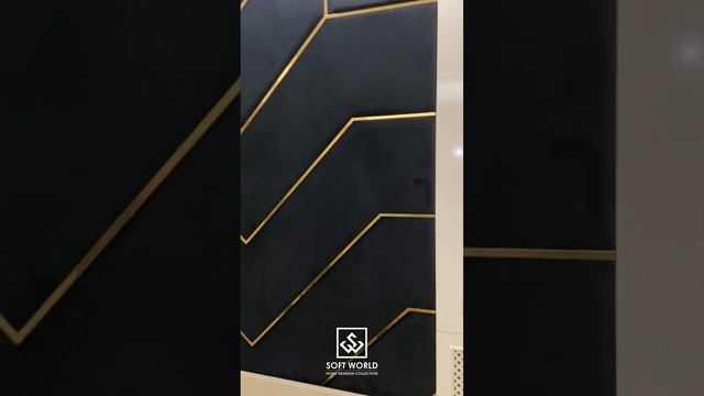 Мягкие стеновые панели с металлическим профилем. смотреть онлайн