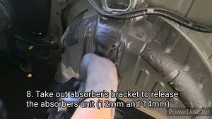 How to replace Honda Stream RN6 rear spring or absorbers