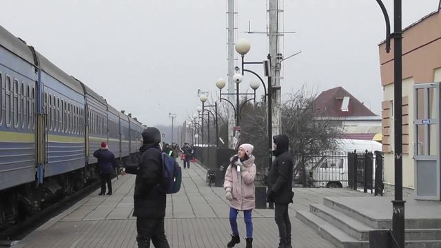 railway station Chervonograd train 142Sh Lviv Bahmut February 13, 2019 смотреть онлайн