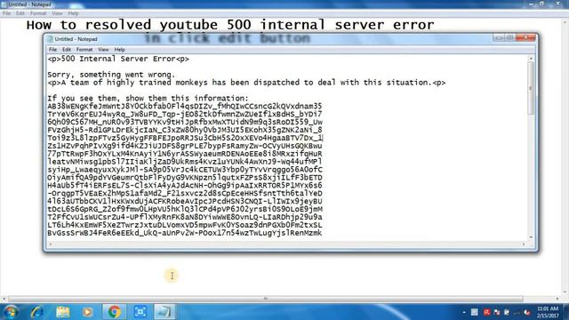 youtube 500 internal server error trained monkeys how to fix error смотреть онлайн