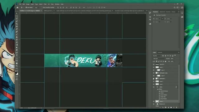 Deku Banner Free Template PSD | Anime Banner | Photoshop | Speed Art | Banner Template @DEVILART LK смотреть онлайн