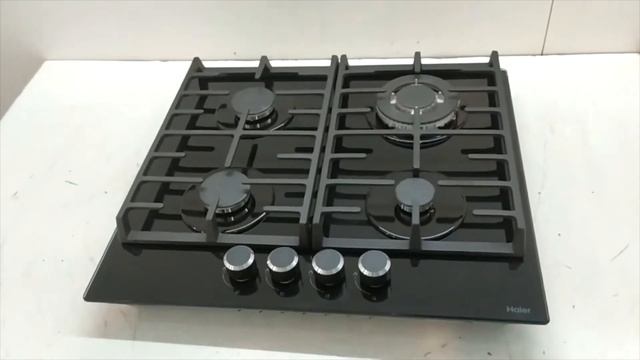 Варочная панель газовая HAIER HHX-G64CWB черный смотреть онлайн