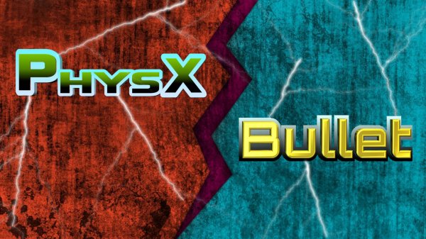 Autodesk Maya - PhysX vs Bullet - сравнение физики
