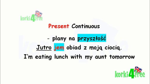 Present Continuous (plany na przyszłość) - korki4free смотреть онлайн
