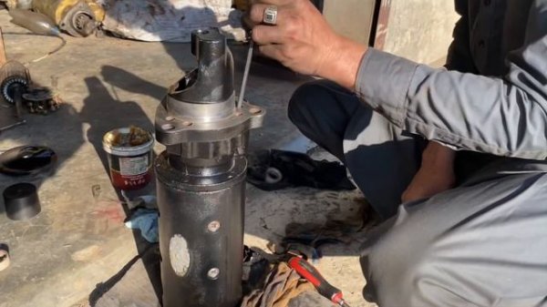 Caterpillar Grader Starter Motor Restoration and Cleaning | Cat Starter Motor Repair