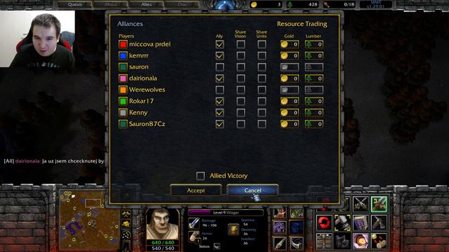 Warcraft 3 CZ/SK | #34 | Werewolf Transylvania 1.29 - Vlkodlak má malý level смотреть онлайн
