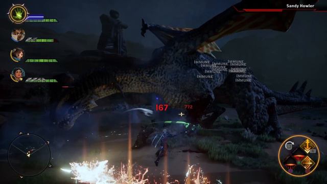 Sandy Howler Dragon Boss Dragon Age: Inquisition смотреть онлайн