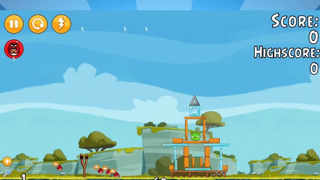 Angry Birds Slingshot Frenzy Glitch смотреть онлайн