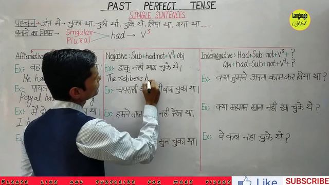Past Perfect Tense (Part- 1) single sentences / Past Perfect Tense की पूरी जानकारी part 1 смотреть онлайн
