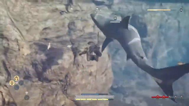 Assassins Creed Odyssey: Fighting Minotaur at lvl 26 смотреть онлайн