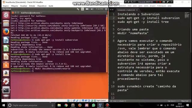 Intalando o SVN e criando primeiro repositório - Linux смотреть онлайн