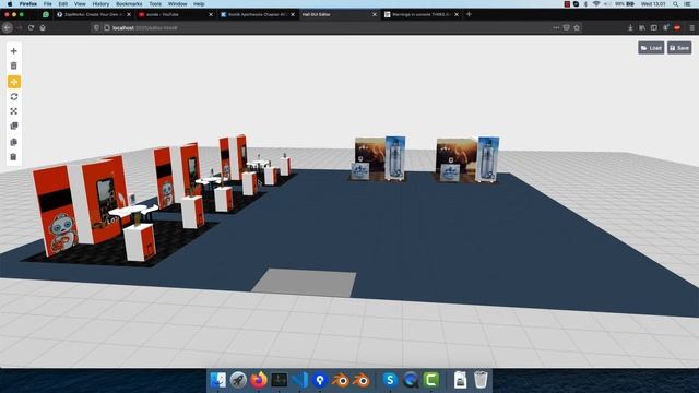 THREEJS Drag and Drop GUI Editor смотреть онлайн