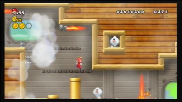 NSMBW - Morton's Doomship смотреть онлайн