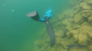 Как нырять в ластах с мягкой карбоновой лопастью