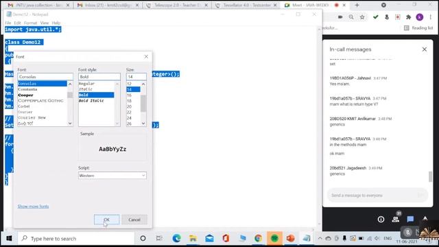 23. JAVA unit 4 (JNTUH 2-2) 11-06-2021 смотреть онлайн