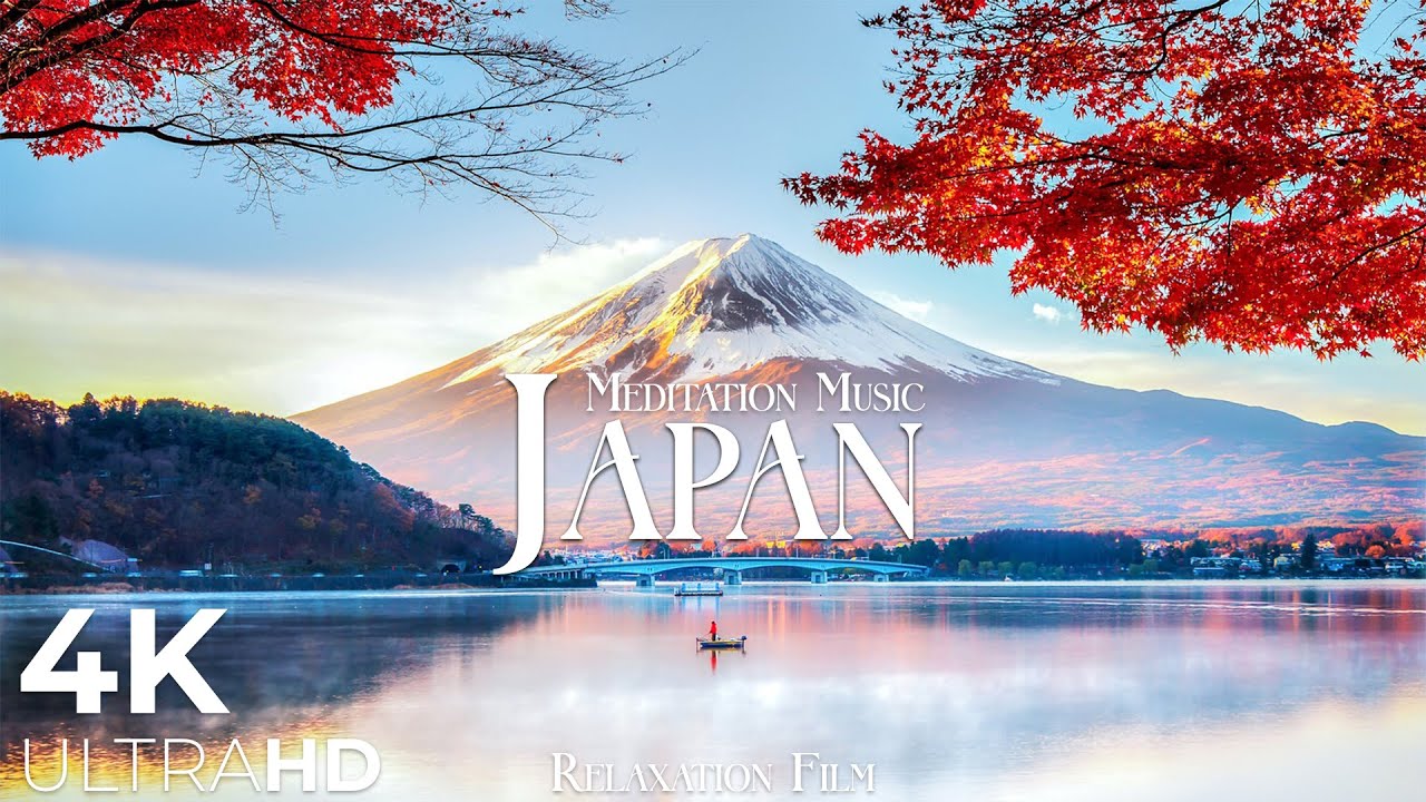 Japan Meditation Music | Fuji & Nature | 4K Relaxation Film
