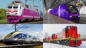 Изучаем цвета и поезда для детей. Развивающее видео про железную дорогу