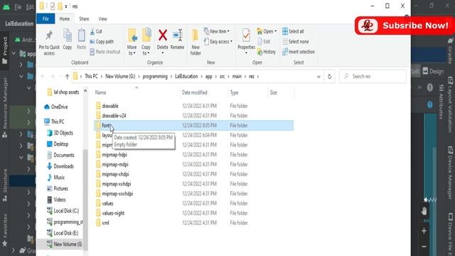 Add Custom Fonts in Android Studio | Install Font in Project смотреть онлайн