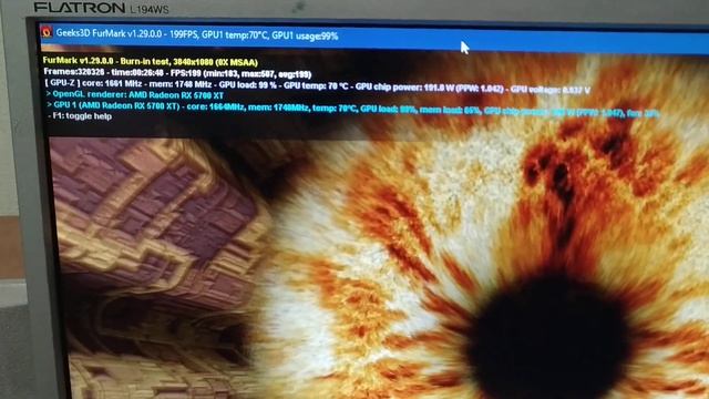 Rx5700xt Furmark ч2