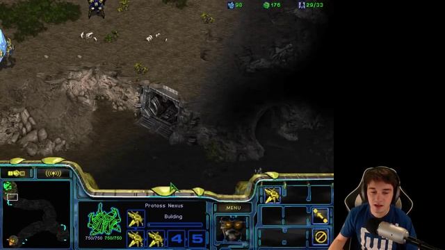 Crushing it like it's 1998. First* Brood War Protoss Game! смотреть онлайн