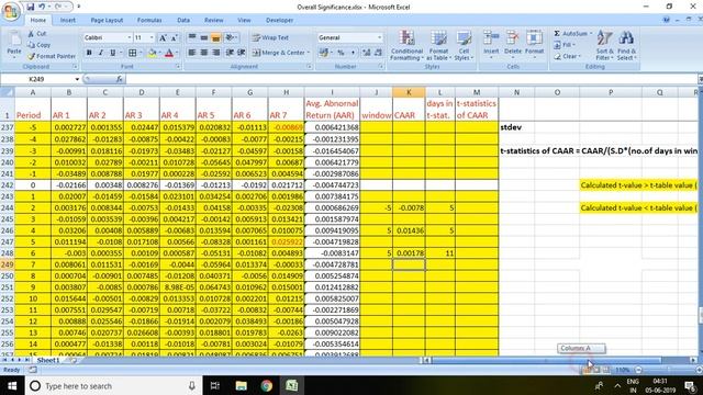 22.6: Event Study using Excel: Part 6 смотреть онлайн