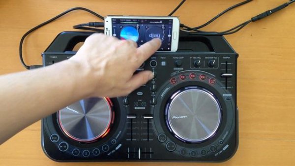 Pioneer DDJ WEGO2 with Android Algoriddim Djay 2