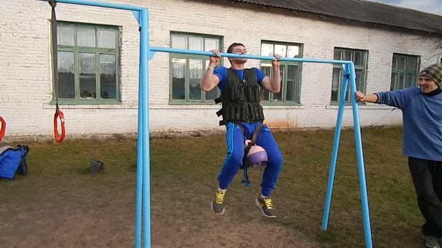 Подтягивание с +50 кг смотреть онлайн