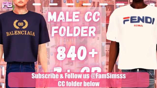 {840+ CC FOLDER} URBAN MALE 3+ GB CC FOLDER | HAIR, FENDI, GUCCI+MORE!! | ALL AGES | SIMS 4 CAS смотреть онлайн