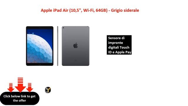 Apple iPad Air (10,5, Wi-Fi, 64GB) - Grigio siderale смотреть онлайн