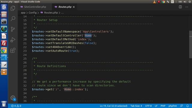 Learn CodeIgniter 4 Framework Tutorials #3 Create Controller & Configure Routes смотреть онлайн