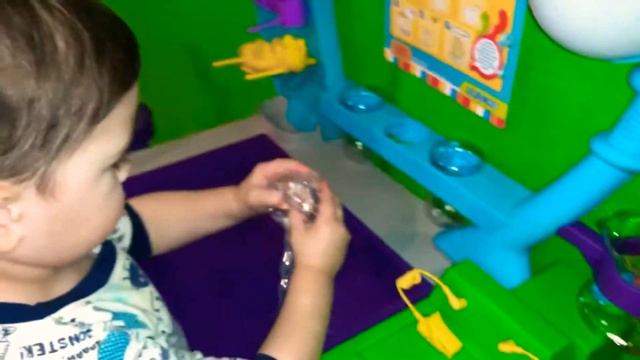 Michael Playing With Stem Jr. Wonder Lab By Little Tikes!