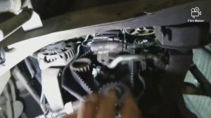 Замена помпы на daewoo nexia 16v.