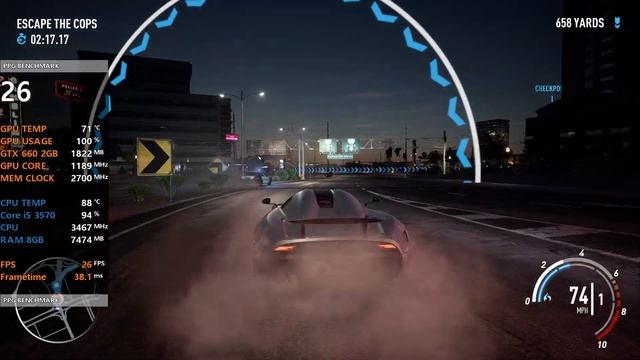 NEED FOR SPEED PAYBACK- GTX 660 2GB - Low High Ultra 1080p смотреть онлайн
