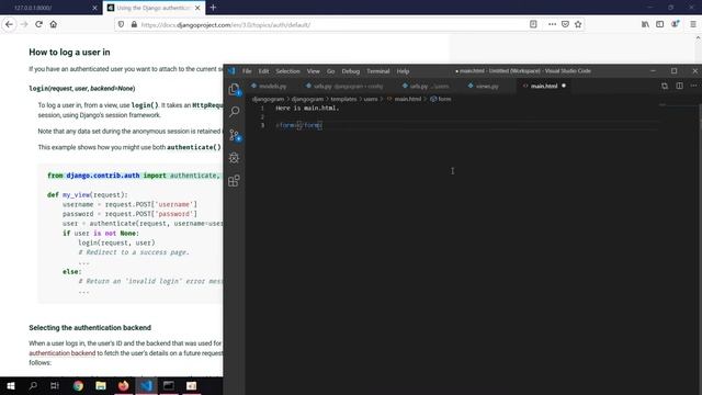 django로 만드는 instagram (#4 로그인, url-view-template 연결) смотреть онлайн
