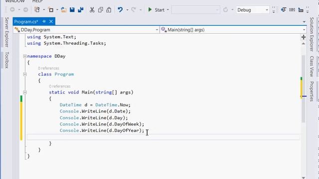 C# DateTime 03 - Get Current Date,Day of Week,Day of Year etc смотреть онлайн