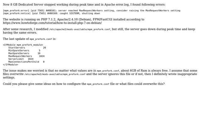 DevOps & SysAdmins: Server Reached MaxRequestWorkers Setting смотреть онлайн