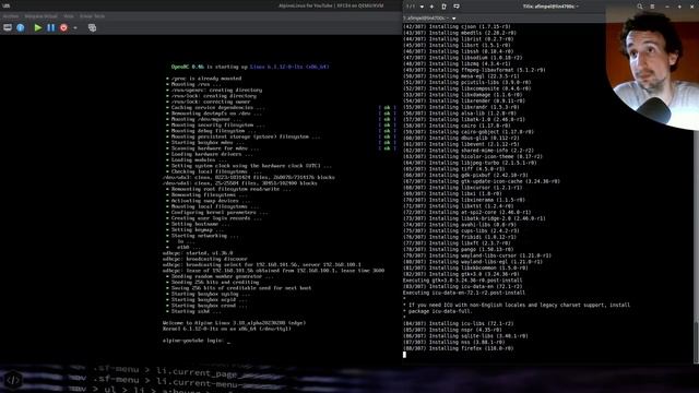 Alpine Linux | Escritorio Grafico (XFCE4) a un par de Click!!! смотреть онлайн