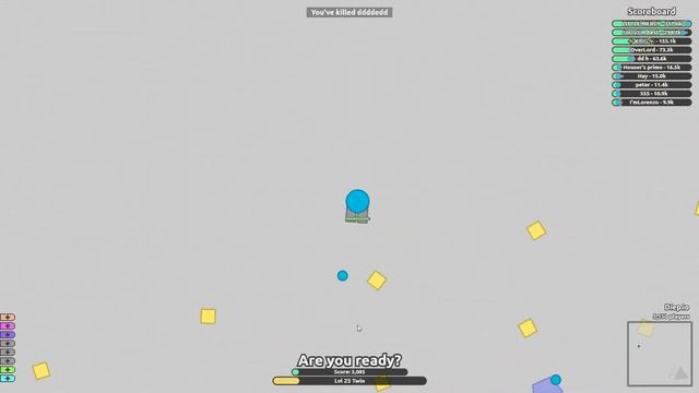 Diep.io самый сильный танк в Diep.io