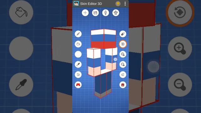 как создать костюм в Skin Editor  3D